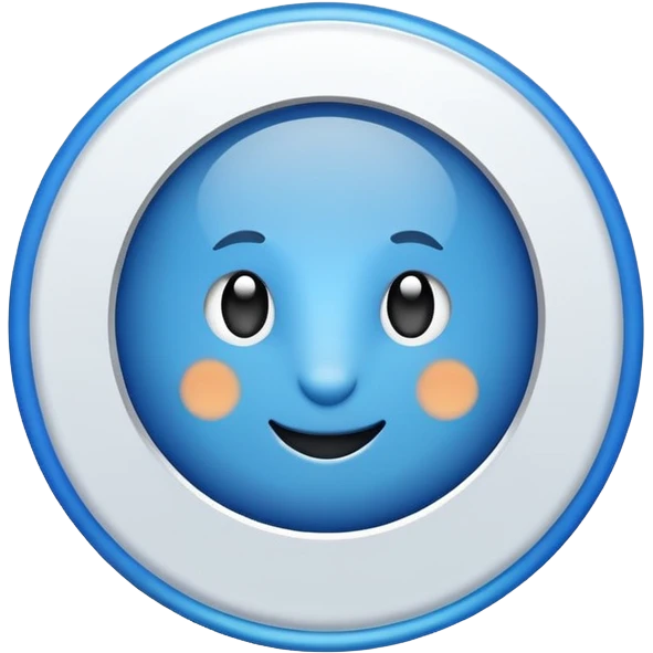Blue tick emoji