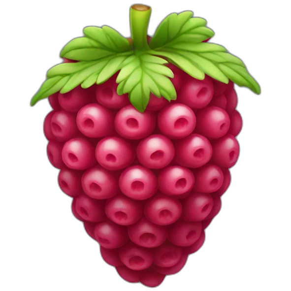 Raspberry emoji