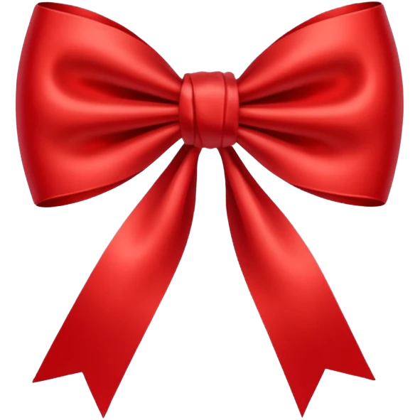 Red bow emoji