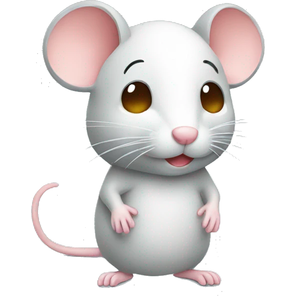 Mouse with cold emoji