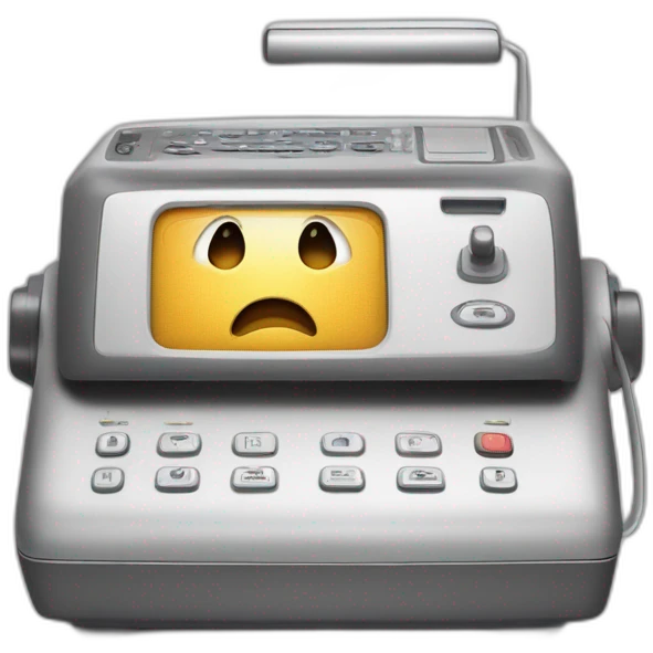 The concept of an answering machine can be symbolically represented as an "icon combining a telephone and audio waveform." emoji