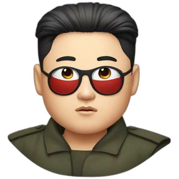 Kim Jong un super hero emoji