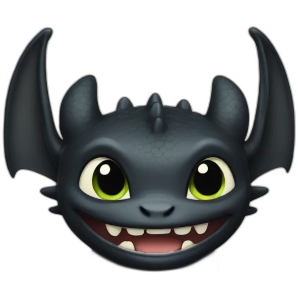 Toothless emoji