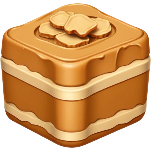apple chunks with peanutbutter emoji