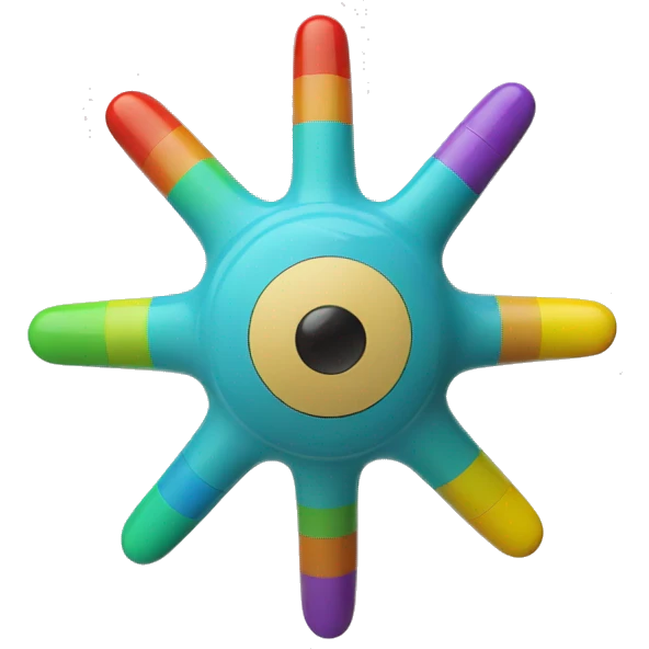 spin top toy emoji