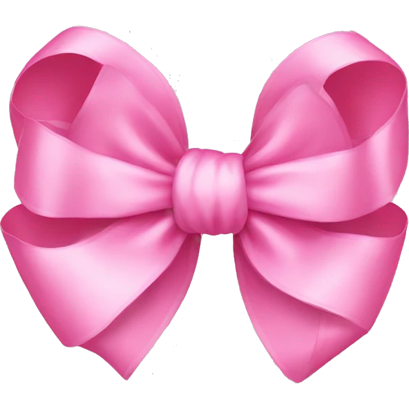 Pink bow  emoji