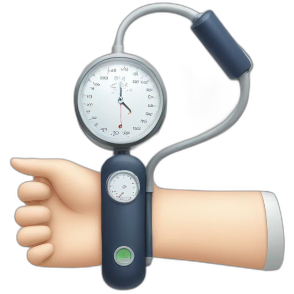 Blood pressure measurement emoji | AI Emoji Generator