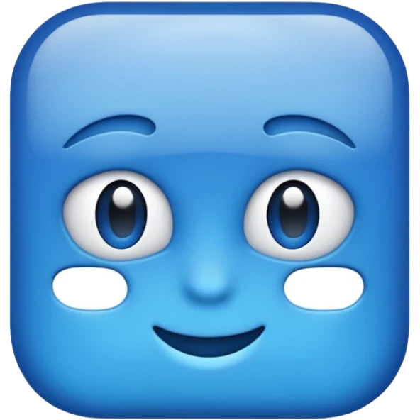 x in blue emoji