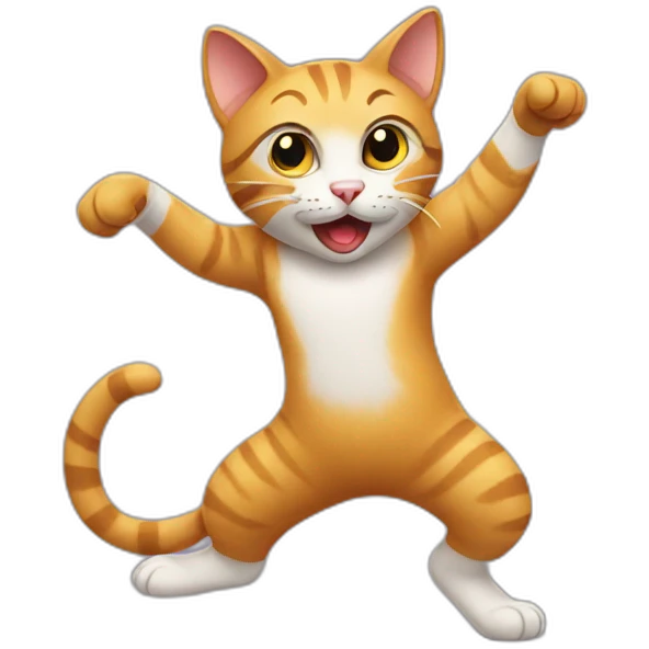 dancing cat emoji