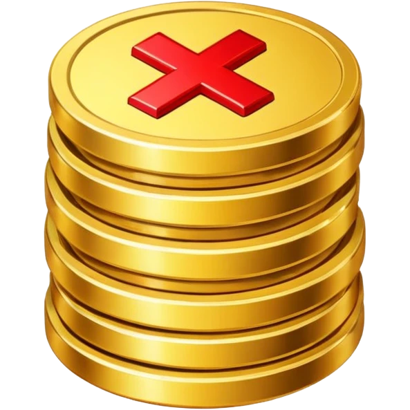 💲+ ❌ emoji