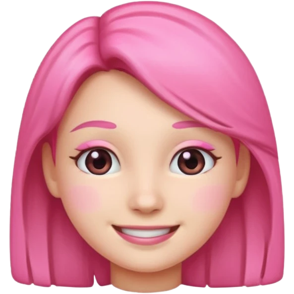 make me a discord emoji saying im just a girl make it pink emoji