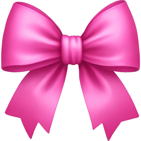 pink bow emoji