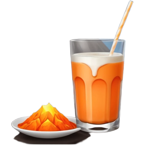 🌙🌋🥛 emoji