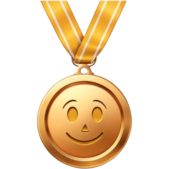 Медаль за 3 место просто цифра без узоров emoji