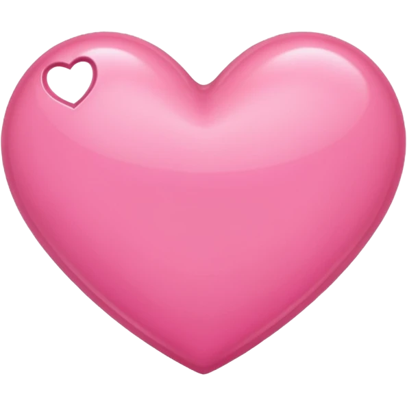 Corazon rosado emoji