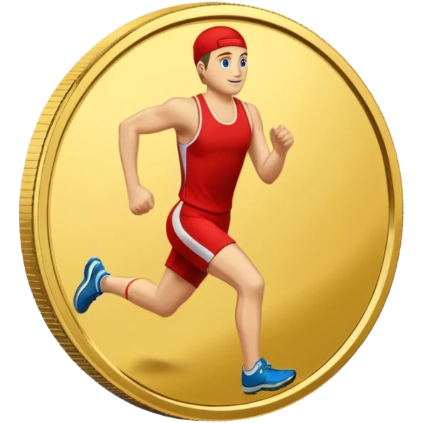 athletic coin emoji