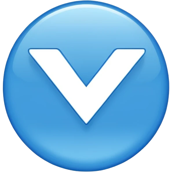 blue check emoji