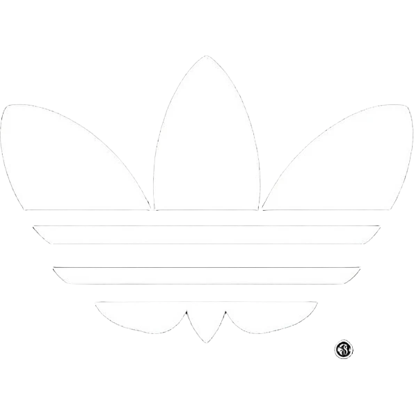 Adidas white stripes on black emoji emoji