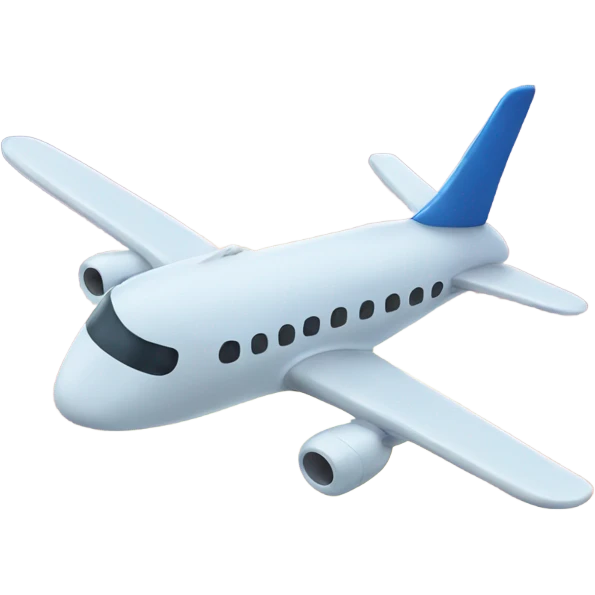 Aeroplane in the sky emoji