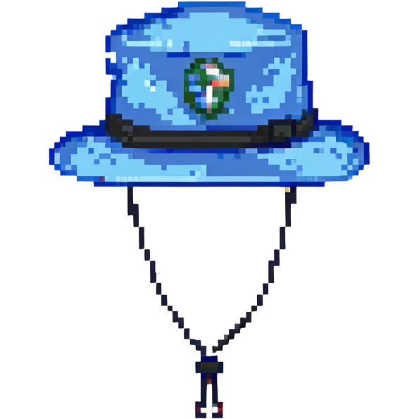 Синяя спортивная панамка со шнурком и надписью SPACEME, no background emoji