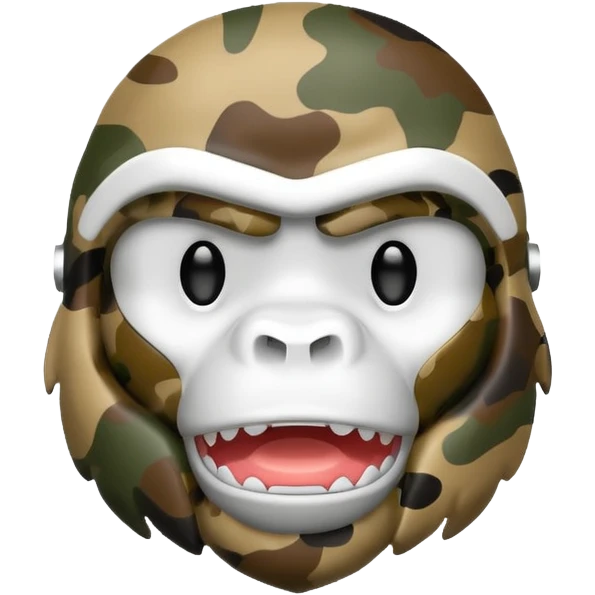 Сделай логотип Bape emoji