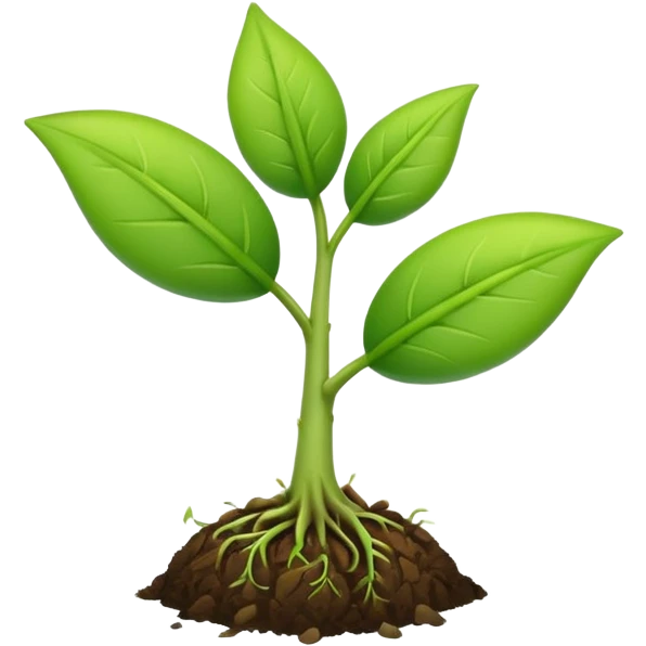 Plant growting emoji