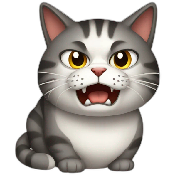 angry cat emoji