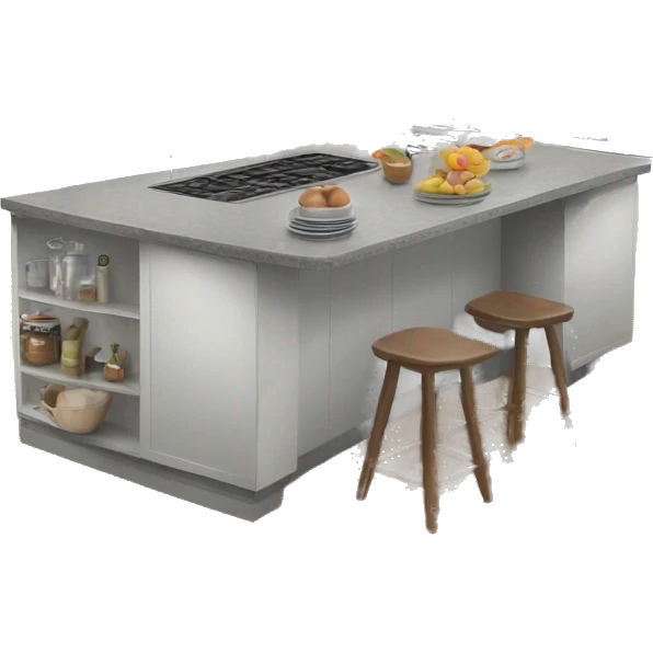 Kitchen island realistic emoji