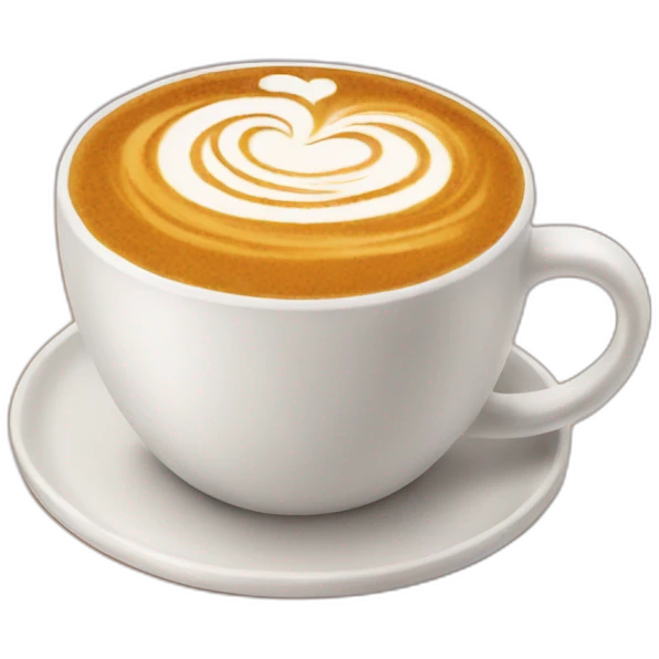 Pumpkin latte emoji