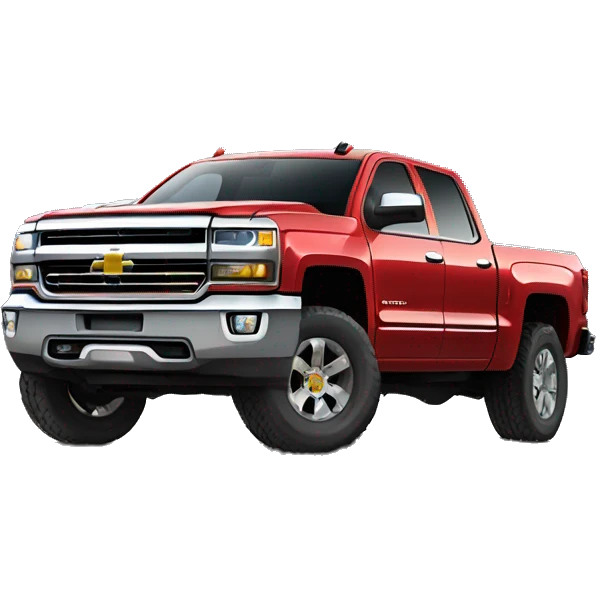 Lifted chevy Silverado emoji
