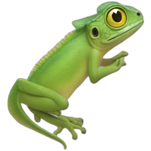 Caméléon casqué du yemen emoji
