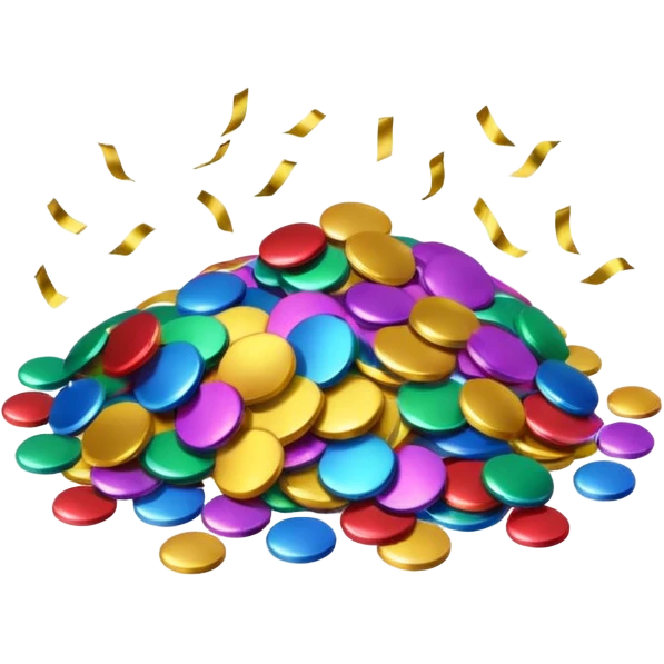 Celebration confetti emoji