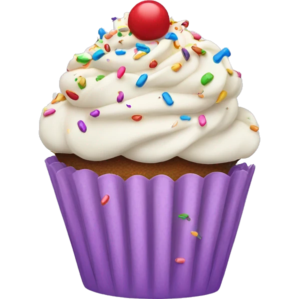 Cupcake with Sprinkles emoji