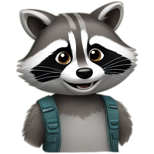Raccoon emoji