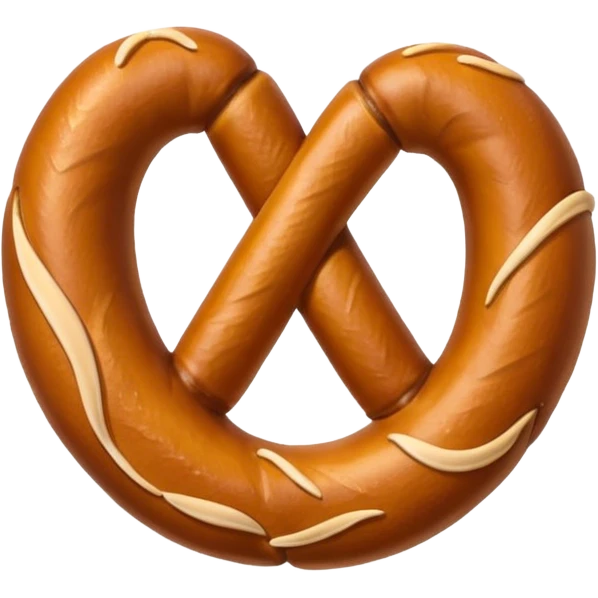 pretzel font U emoji