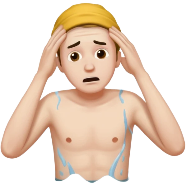 man drowning emoji