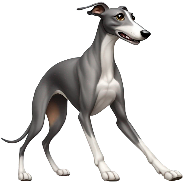 greyhound running emoji