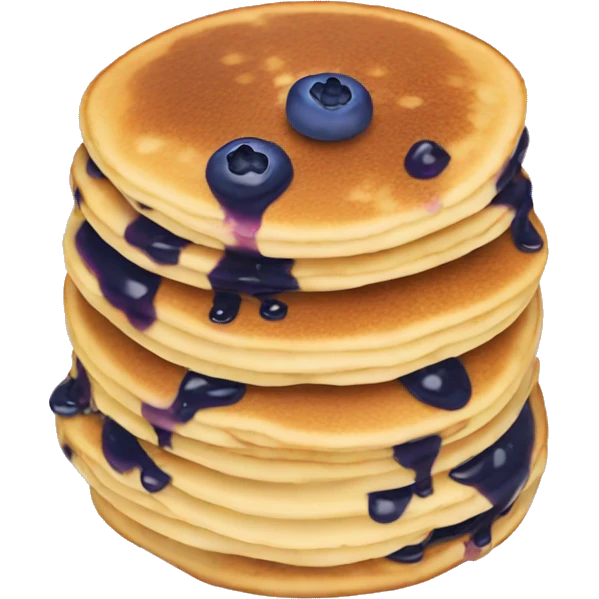 Blueberry Pancakes emoji