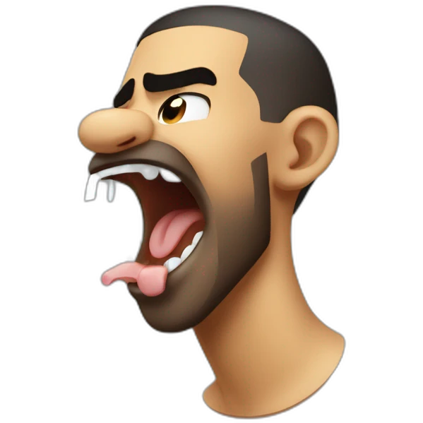 Drake yawning emoji