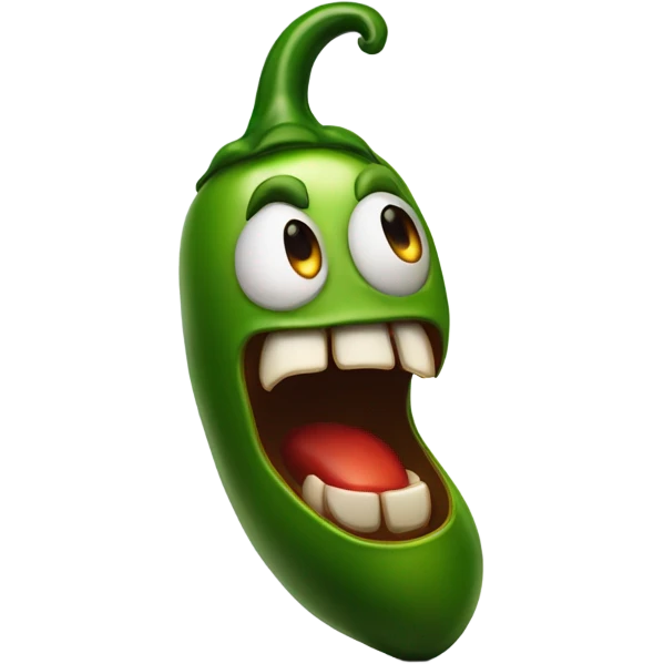 Jalapeno rage emoji