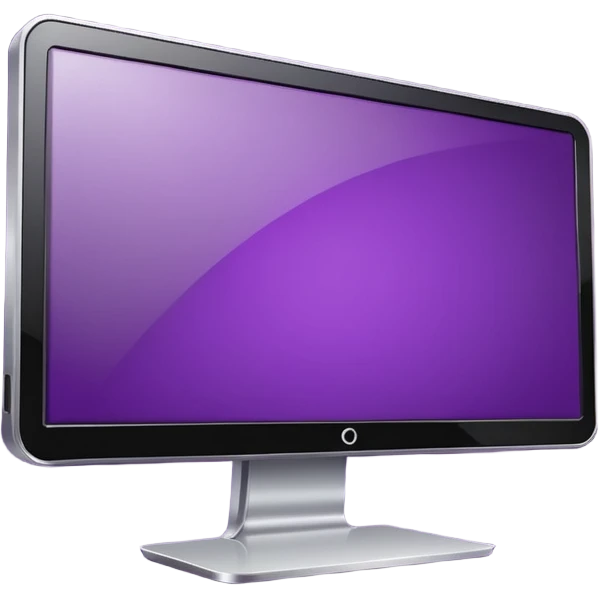 dark purple wide screen monitor emoji