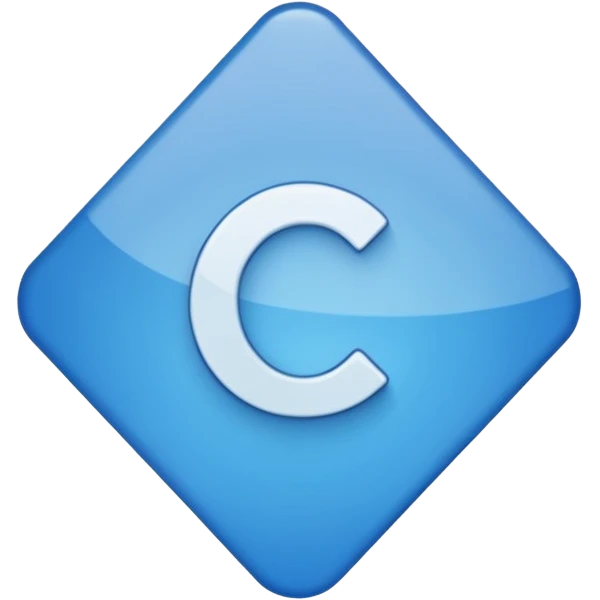 Blue correct sign emoji