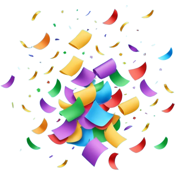 one confetti emoji