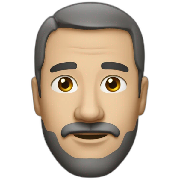 Суворий чоловік emoji