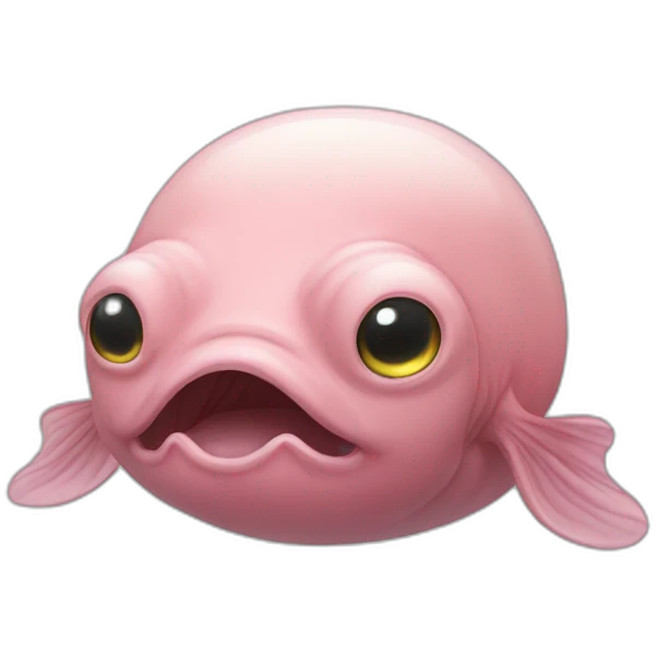 Un alien blobfish emoji