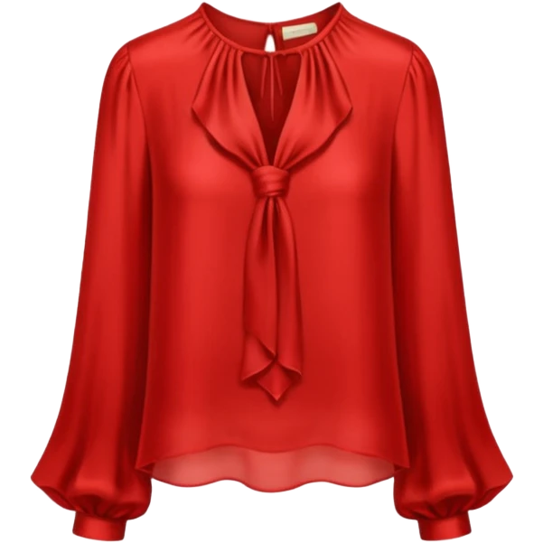 red blouse emoji