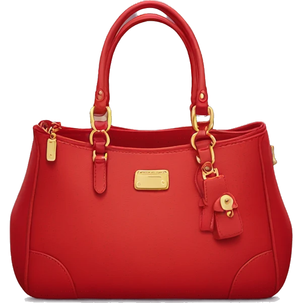 red coach purse emoji