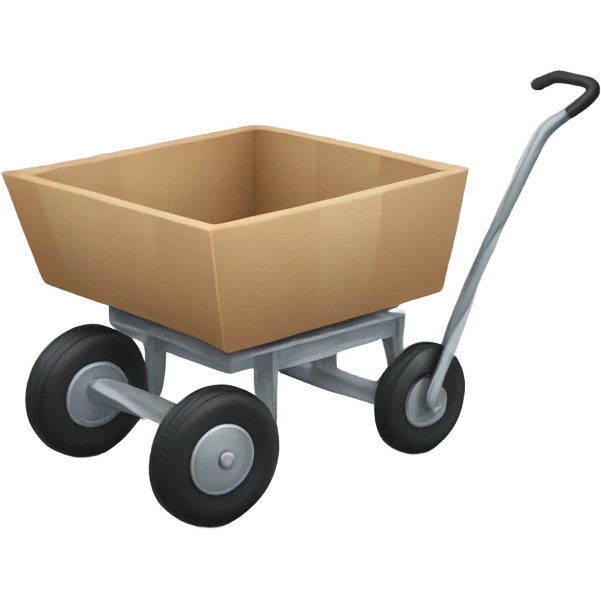 2 wheeled cart emoji