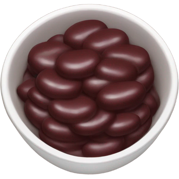 Sweet Red bean paste emoji