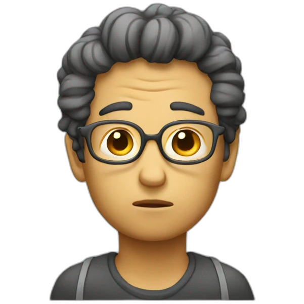thinking hard emoji